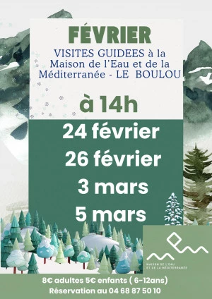 Affiche Visites guidées de février
