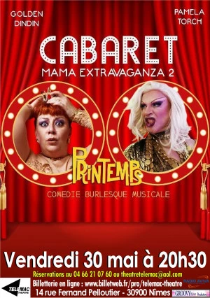 Affiche Cabaret Printemps 