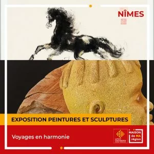 Affiche Exposition "Voyages en harmonie"