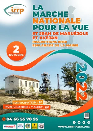 Affiche Marche Nationale pour la Vue / St Jean de Maruéjols-et-Avéjan