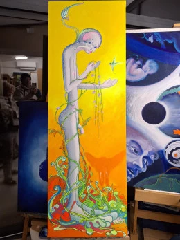 alain montoir atelier près d'uzes france - <p>atelier de restauration de tableaux et peinture</p>