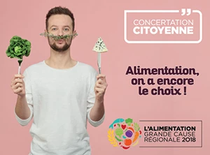 Affiche Rencontre "L'alimentation : grande cause régionale 2018" : Haute-Garonne