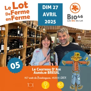 Affiche De ferme en ferme - Les Terres du Château d'Aix