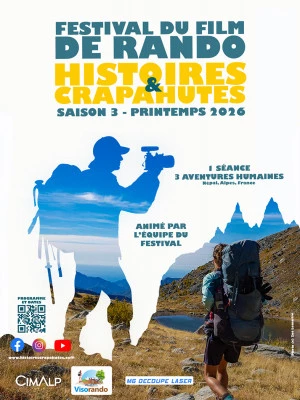 Affiche Festival du film de rando HISTOIRES & CRAPAHUTES saison 3