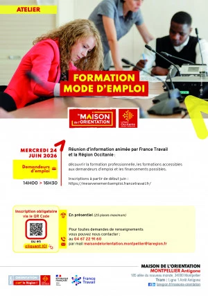Affiche Réunion d'information : " Formation mode d'emploi " 