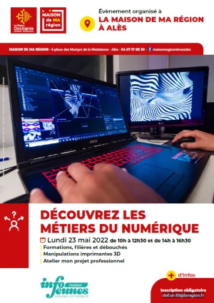 Affiche Découvrez les métiers du numérique