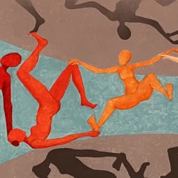 "Dansez" - Acrylique