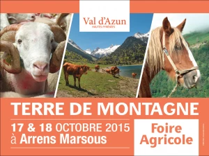 Affiche Terre De Montagne, Foire agricole du Val d'Azun