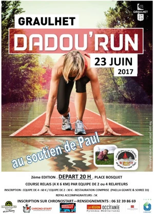 Affiche "Dadou Run"
