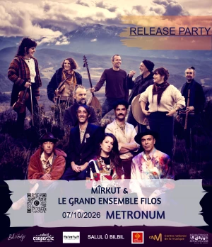 Affiche Release party - Mîrkut / Le Grand Ensemble Filos