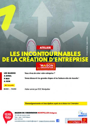 Affiche Les incontournables de la création d'entreprise 