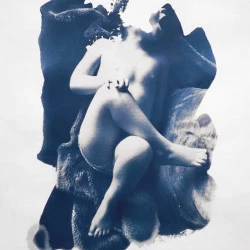 sans titre Cyano A1 - cyanotype 24 x 32