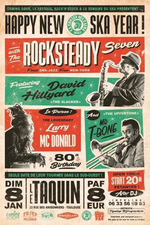 Affiche David Hillyard & The Rocksteady 7