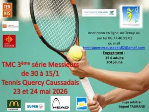 Affiche TMC 3ème série Messieurs
