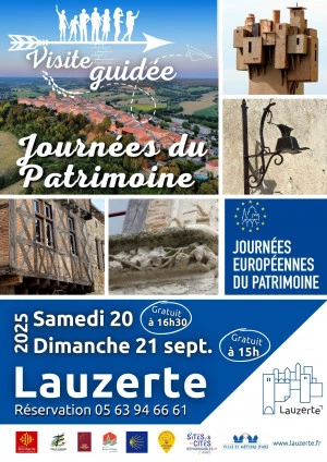 Affiche Visite guidée lors des Journées du Patrimoine 