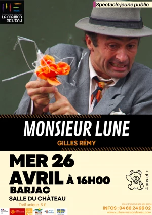 Affiche Monsieur Lune - Spectacle Jeune public