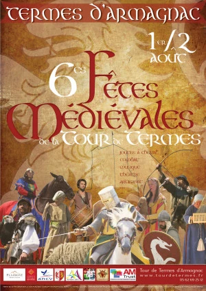 Affiche les 6èmes médiévales de Termes