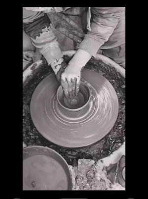 Affiche Cours de tournage en céramique 