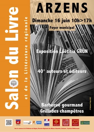 Affiche 12e Salon du Livre et de la Littérature régionale