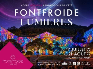 Affiche Fontfroide en Lumières