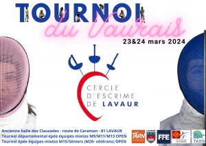 Affiche Tournoi d'Escrime du Vaurais