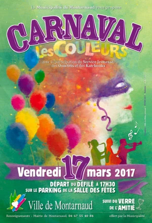 Affiche Carnaval : Les Couleurs !