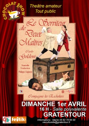 Affiche Le serviteur de deux maîtres