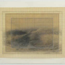 Sans titre - Technique mixte sur calque millimétré, 21x29,7 cm, Paris, 2005 - sylvie mélis 