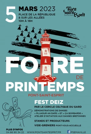 Affiche FOIRE DE PRINTEMPS DE PONT-SAINT-ESPRIT