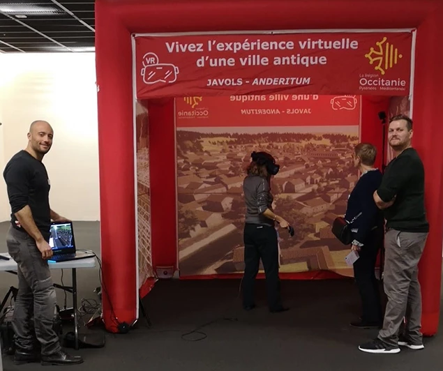 Démonstration de l'application « Javols VR »