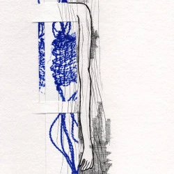 Série T.Ga, 4 - Techniques mixtes sur papier - Dominique Ribes 