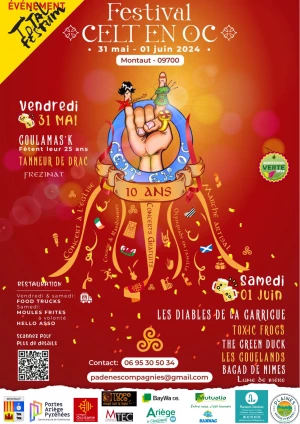 Affiche Festival Celt En Oc - Total Festum