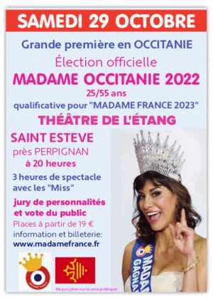 Affiche Election de "Madame Occitanie 2022"