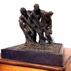 errants - Bronze (cire perdue ) hauteur 25 cm - Copyright Art et Studio © 