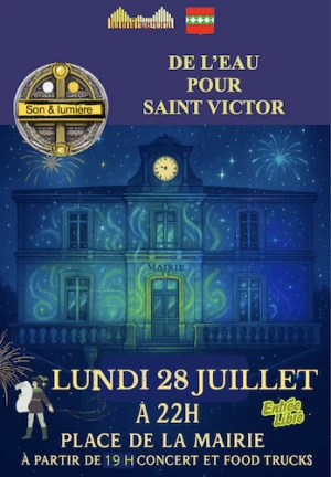 Affiche DE L'EAU POUR SAINT VICTOR