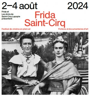 Affiche FRIDA à Saint Cirq # festival de cinéma en plein air à Saint Cirq Lapopie
