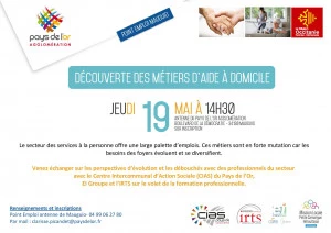 Affiche Découverte des métiers d'aide à domicile