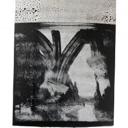 RNP 178 - Révélation à l'encre de Chine sur papier de format 160 x 118 cm réalisé en 2020 - Thomas de Vuillefroy 