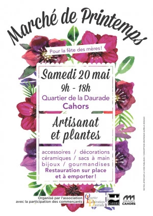 Affiche Marché de Printemps
