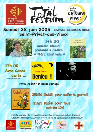 Affiche Festejar en passar lenga e cultura