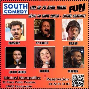 Affiche Soirée stand-up au NINKASI