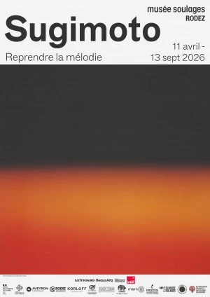 Affiche exposition HIROSHI SUGIMOTO au musée Soulages Rodez