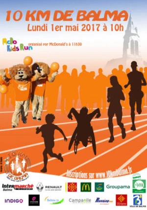 Affiche 10 kms de Balma