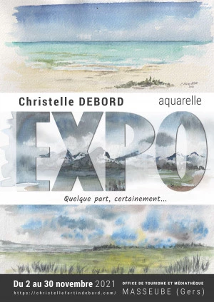 Affiche Exposition Aquarelle 