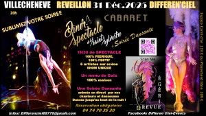 Affiche Réveillon Saint-Sylvestre - Diner spectacle dansant 