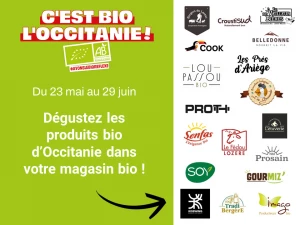 Affiche Semaine de la Bio - Animations / dégustations aux Comptoirs de la Bio de Nîmes le 06 juin 2025