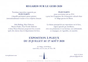 Affiche Exposition Regards sur le Gers 