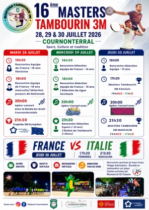 Affiche Masters Tambourin 3M