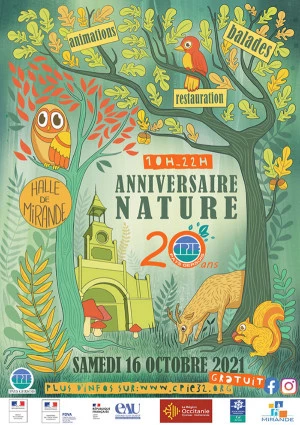 Affiche Anniversaire Nature !