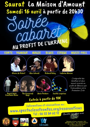 Affiche Soirée Solidarité Ukraine
